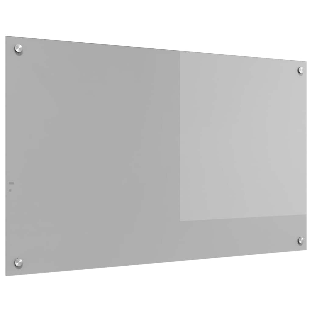 Virtuvės atbraila Šviesiai pilka 100 x 60 cm grūdintas stiklas