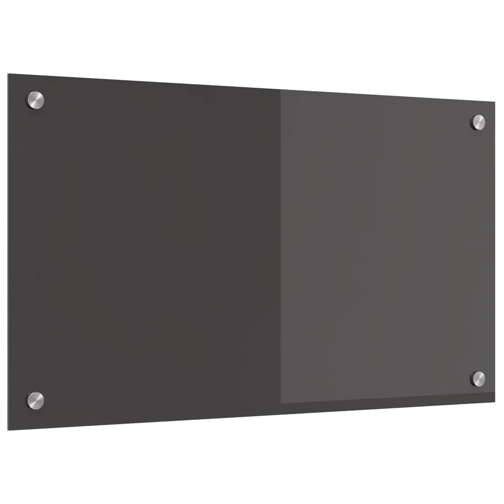 Virtuvės atbraila Tamsiai pilka 70 x 40 cm grūdintas stiklas