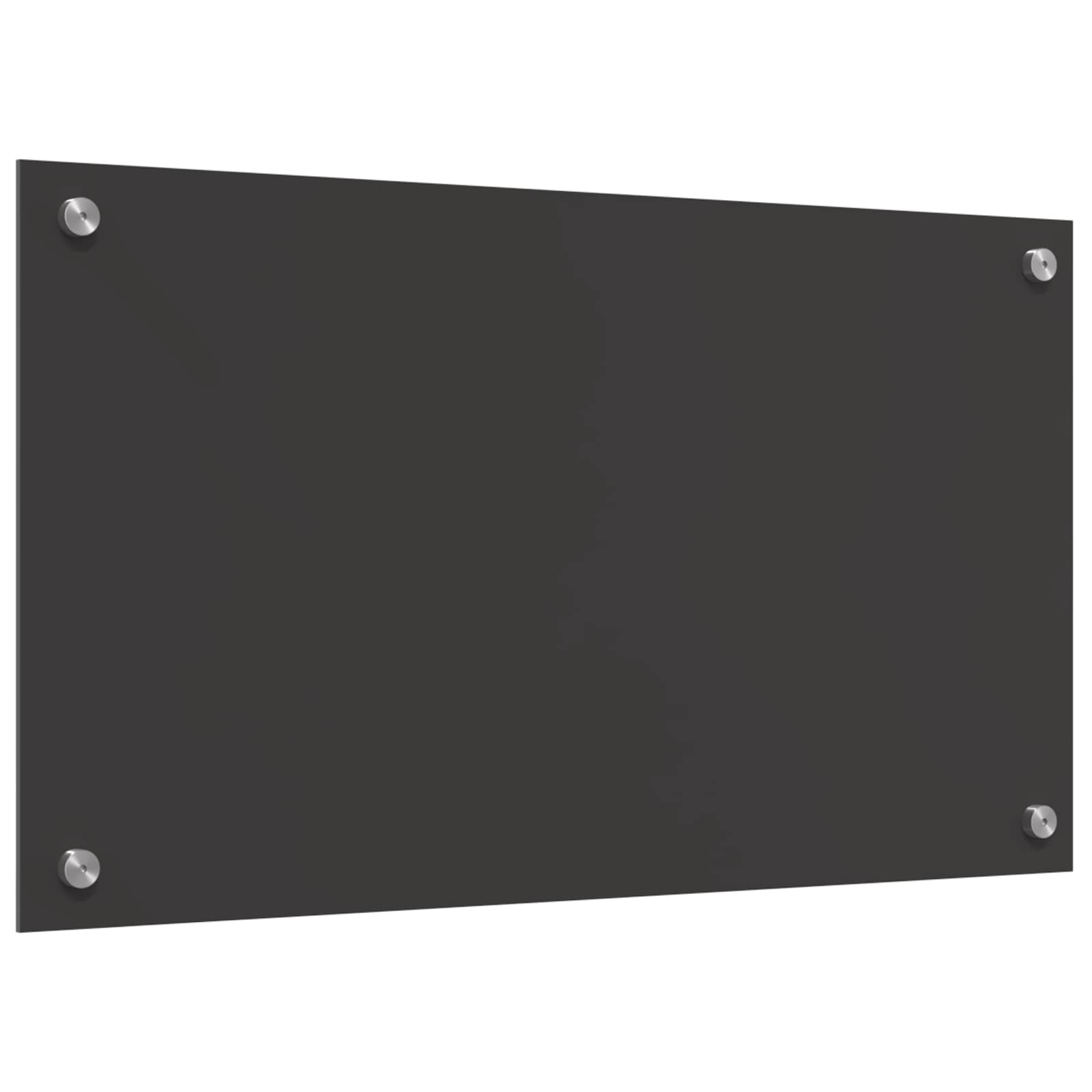 Virtuvės atbraila Tamsiai pilka 70 x 40 cm grūdintas stiklas