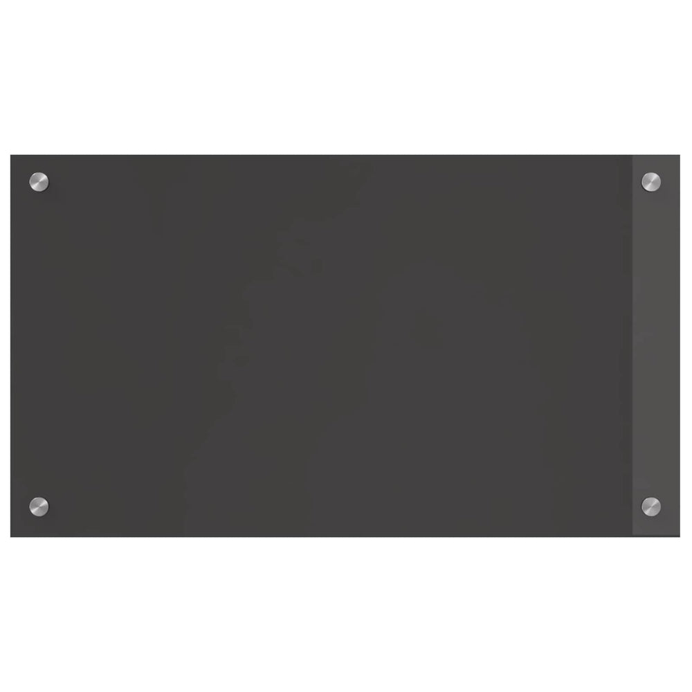 Virtuvės atbraila Tamsiai pilka 70 x 40 cm grūdintas stiklas