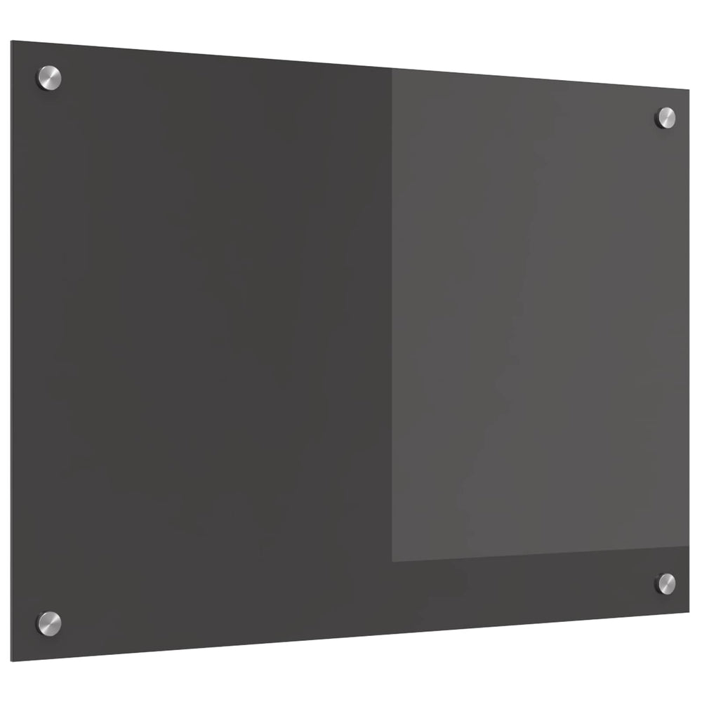 Virtuvės atbraila Tamsiai pilka 70 x 50 cm grūdintas stiklas