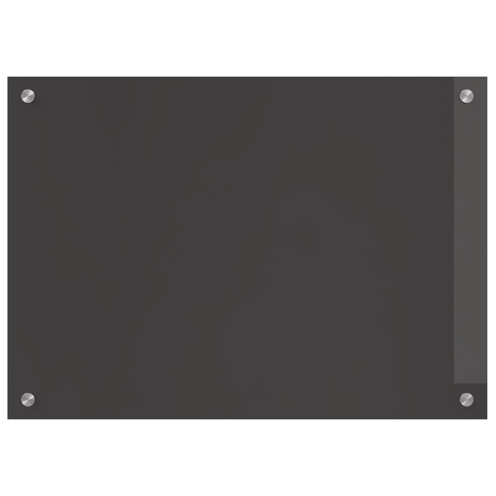 Virtuvės atbraila Tamsiai pilka 70 x 50 cm grūdintas stiklas