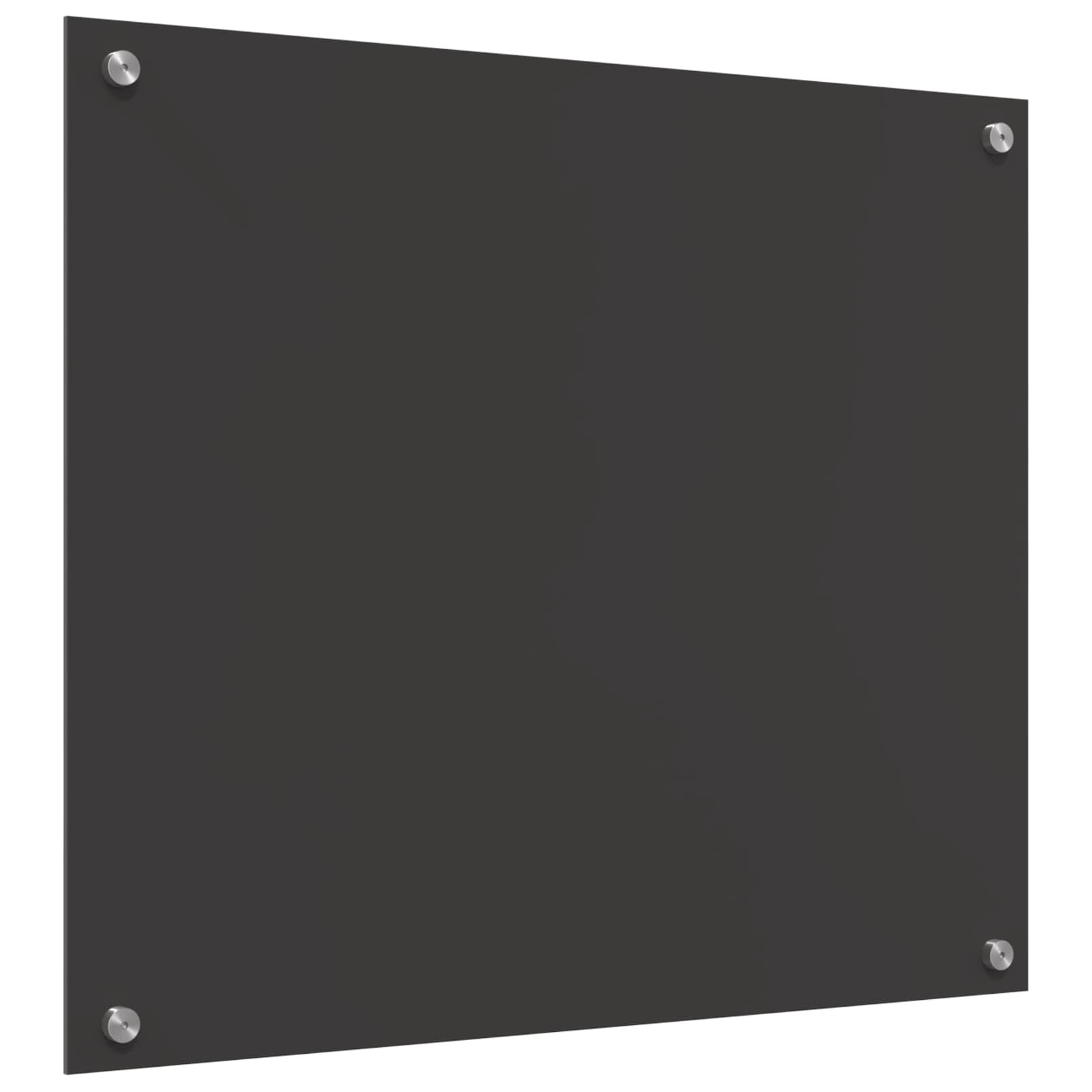 Virtuvės atbraila Tamsiai pilka 70 x 60 cm grūdintas stiklas