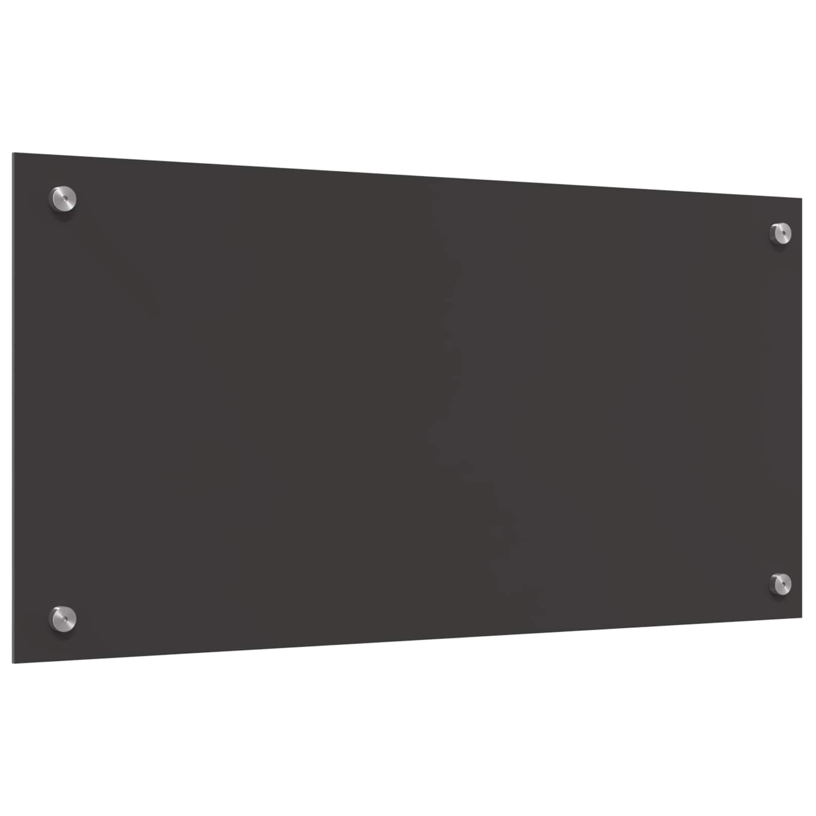 Virtuvės atbraila Tamsiai pilka 80 x 40 cm grūdintas stiklas