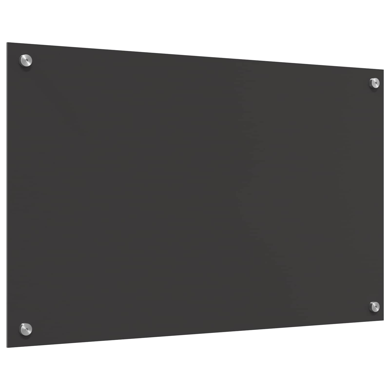 Virtuvės atbraila Tamsiai pilka 80 x 50 cm grūdintas stiklas