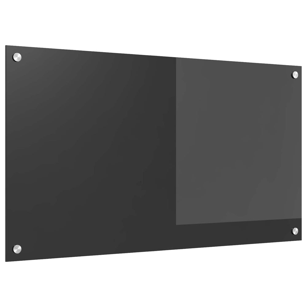 Virtuvės atbraila Tamsiai pilka 90 x 50 cm grūdintas stiklas
