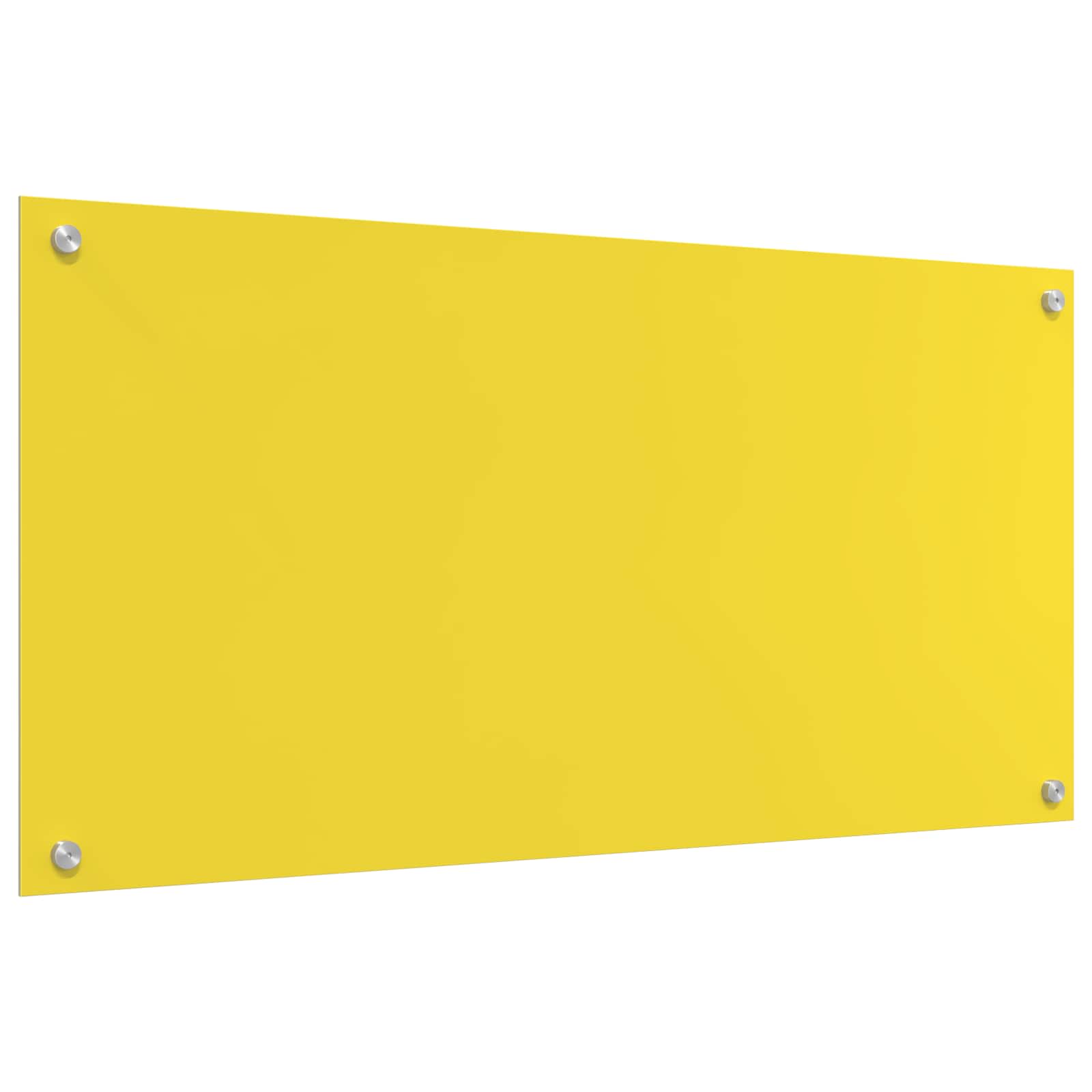 Virtuvės užpakalinė plokštė Geltona 100 x 50 cm