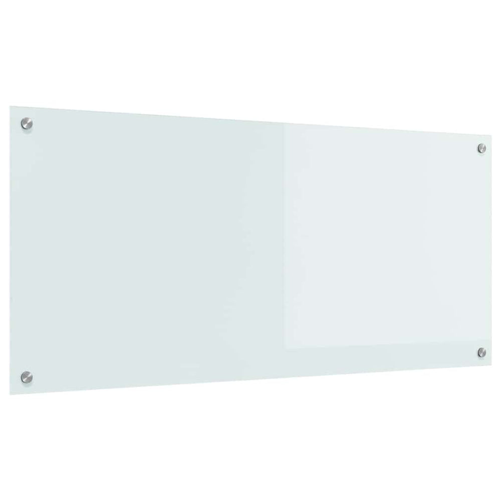 Virtuvės atbraila Balta 110 x 50 cm grūdintas stiklas