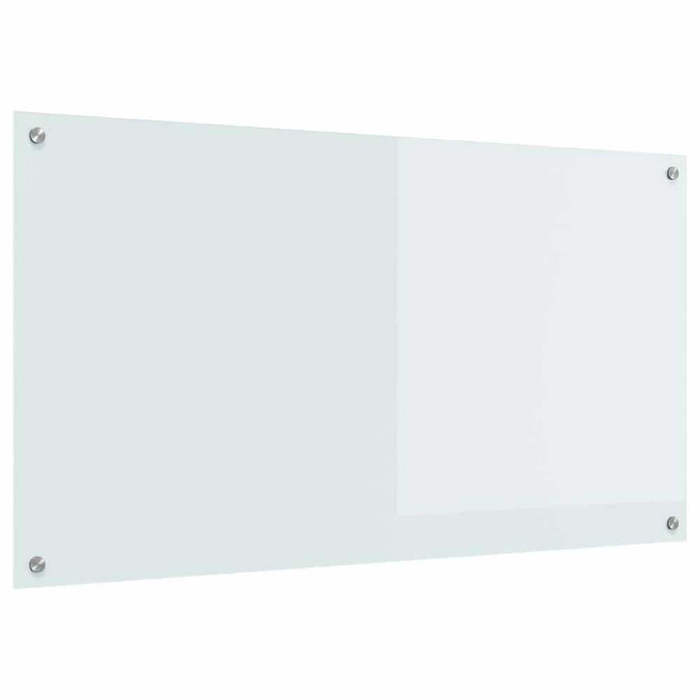 Virtuvės atbraila Balta 110 x 60 cm grūdintas stiklas