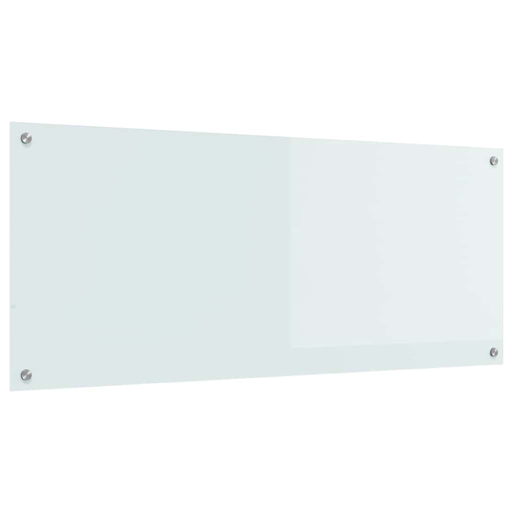 Virtuvės atbraila Balta 120 x 50 cm grūdintas stiklas