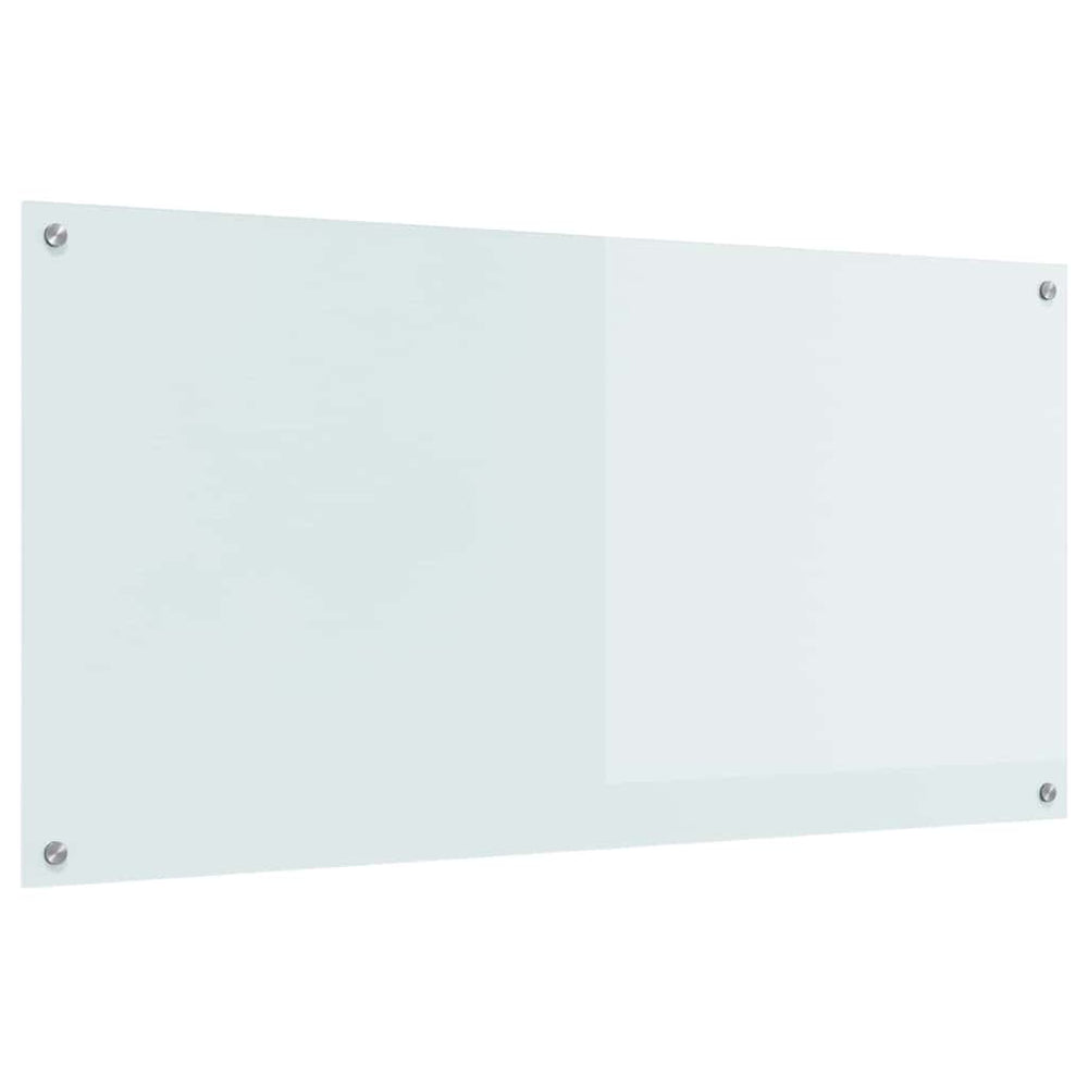 Virtuvės atbraila Balta 120 x 60 cm grūdintas stiklas