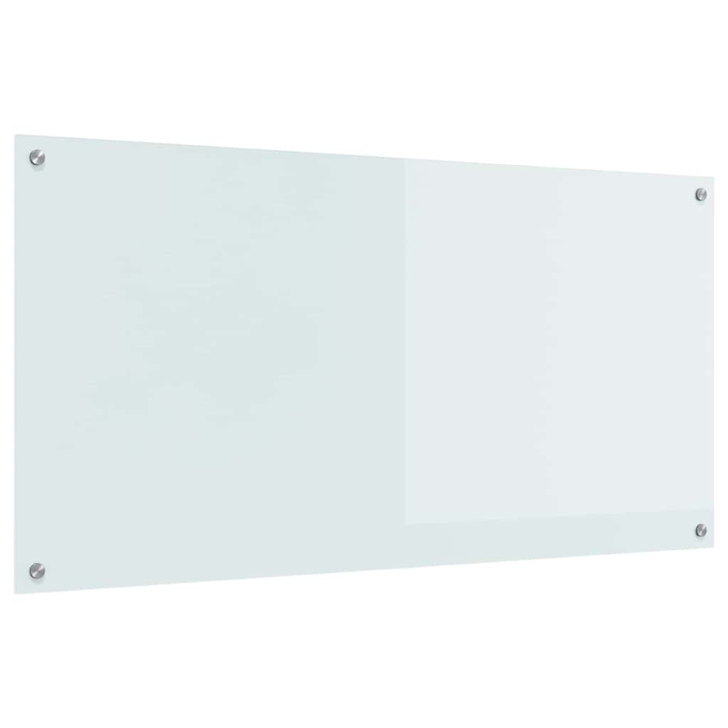 Virtuvės atbraila Balta 120 x 60 cm grūdintas stiklas