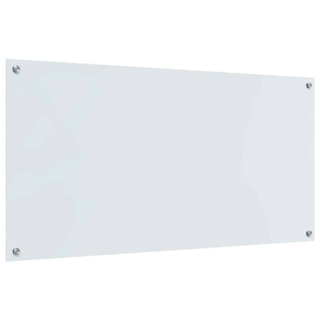 Virtuvės atbraila Balta 120 x 60 cm grūdintas stiklas