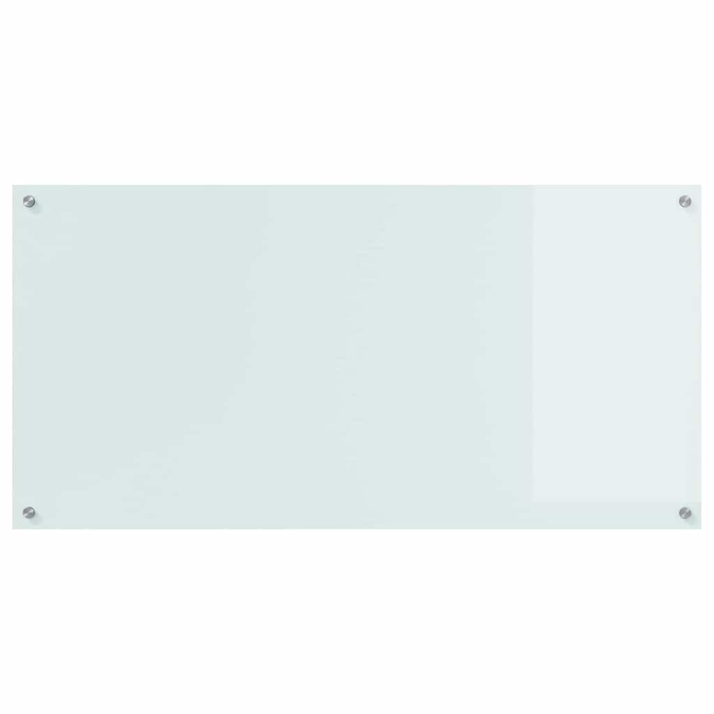 Virtuvės atbraila Balta 120 x 60 cm grūdintas stiklas