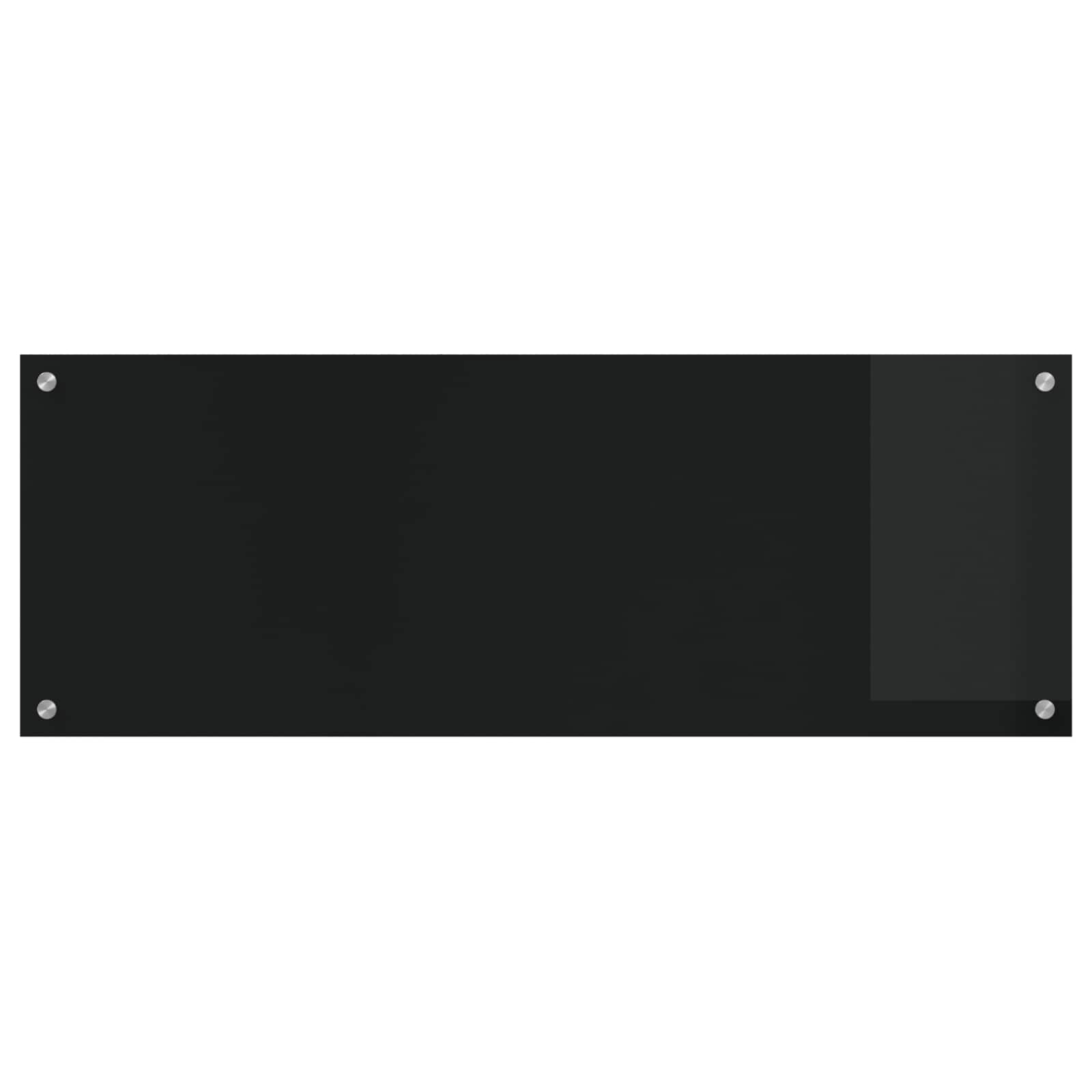 Virtuvės atbraila Juoda 110 x 40 cm grūdintas stiklas