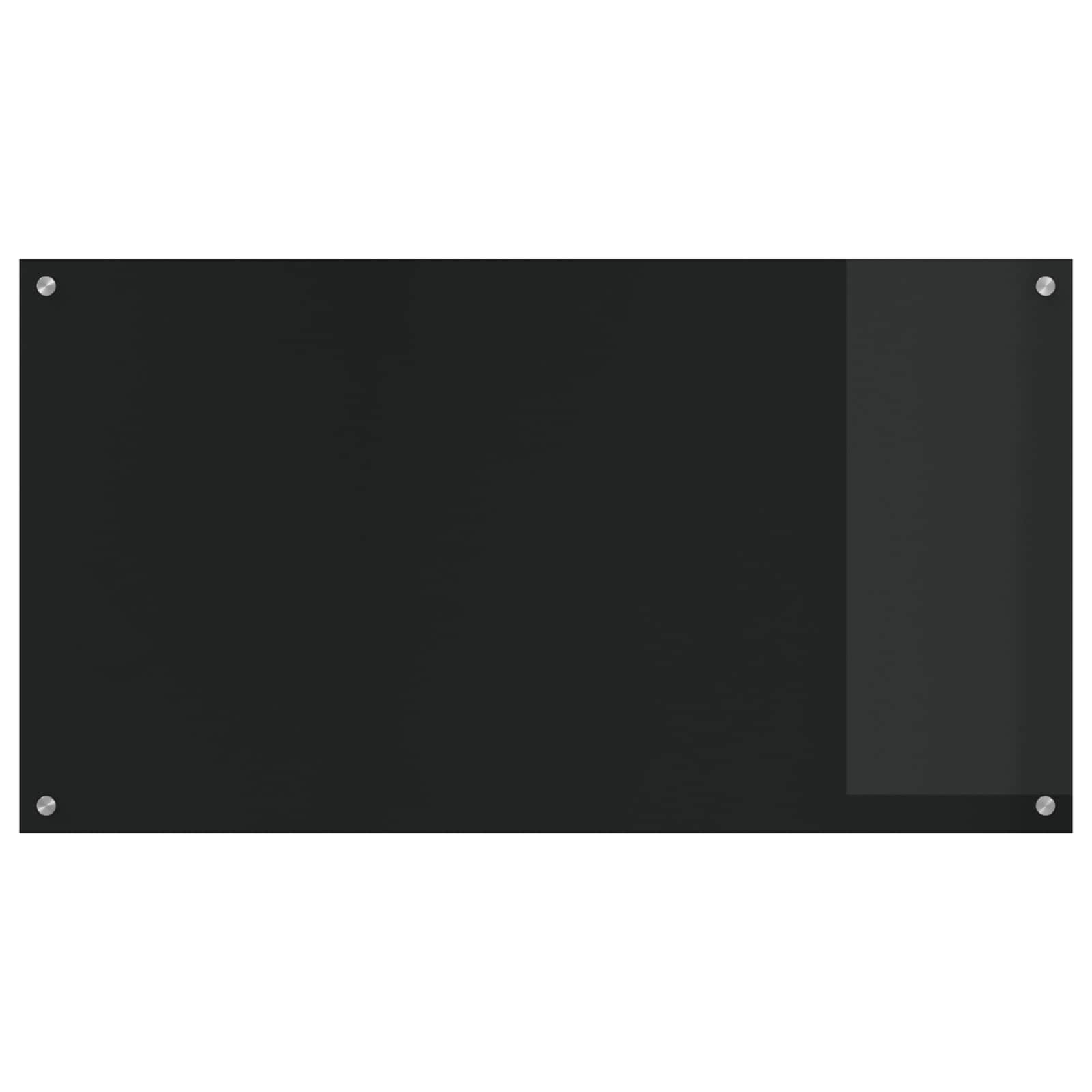 Virtuvės atbraila Juoda 110 x 60 cm grūdintas stiklas