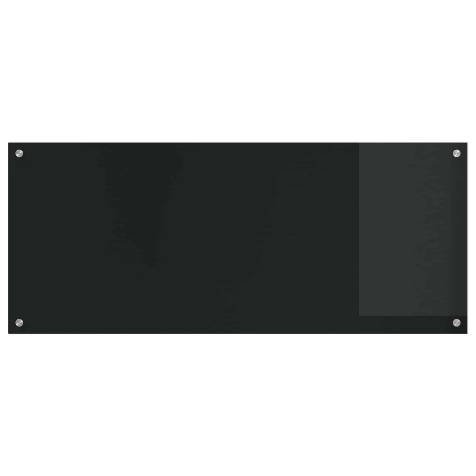 Virtuvės atbraila Juoda 120 x 50 cm grūdintas stiklas