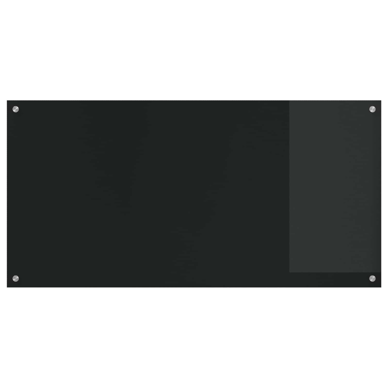Virtuvės atbraila Juoda 120 x 60 cm grūdintas stiklas