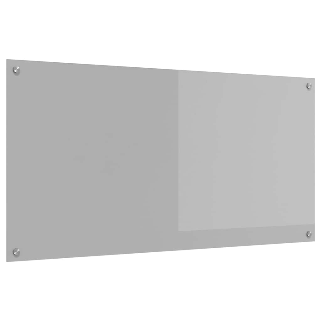Virtuvės atbraila Šviesiai pilka 120 x 60 cm grūdintas stiklas