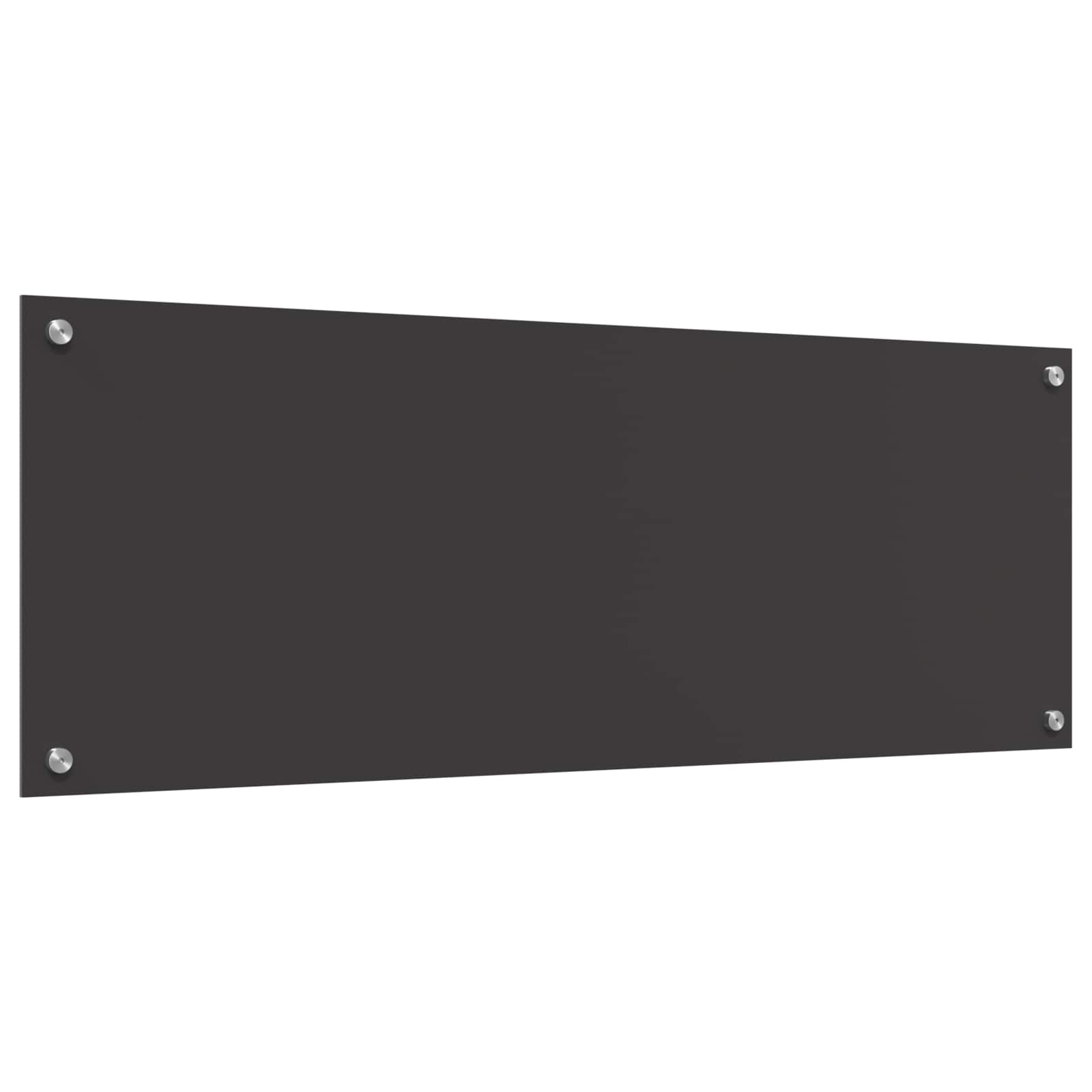 Virtuvės atbraila Tamsiai pilka 110 x 40 cm grūdintas stiklas