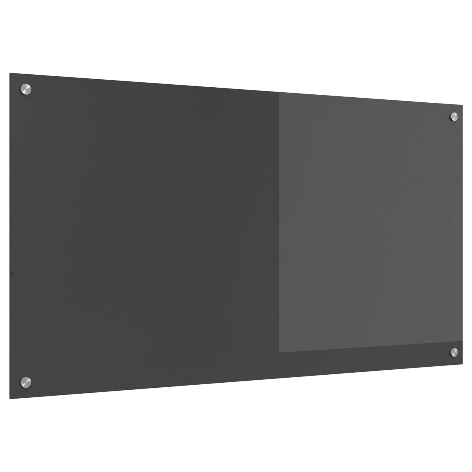 Kitchen Backsplash Dark Grey 110 x 60 x 0.6 cm