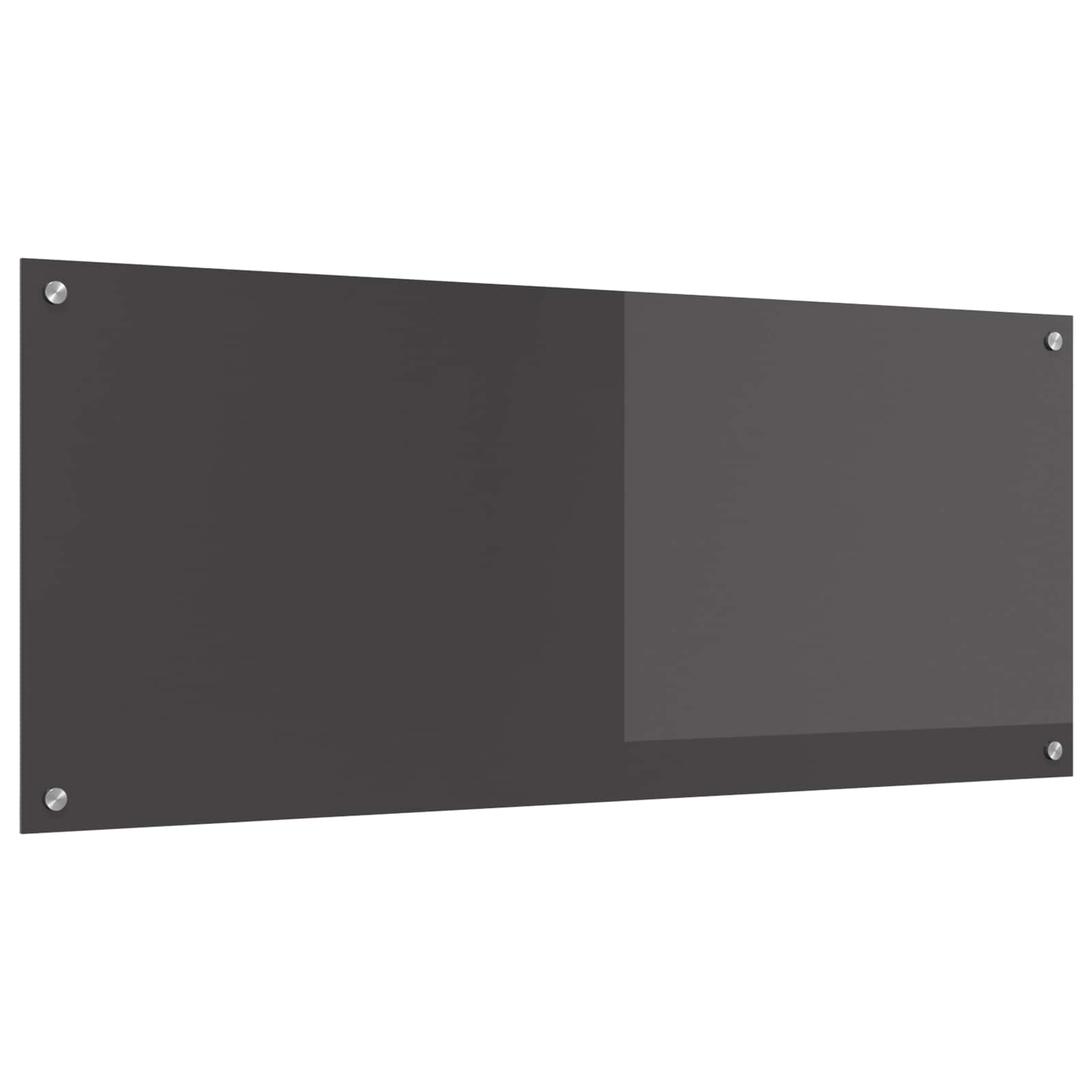 Virtuvės atbraila Tamsiai pilka 120 x 50 cm grūdintas stiklas