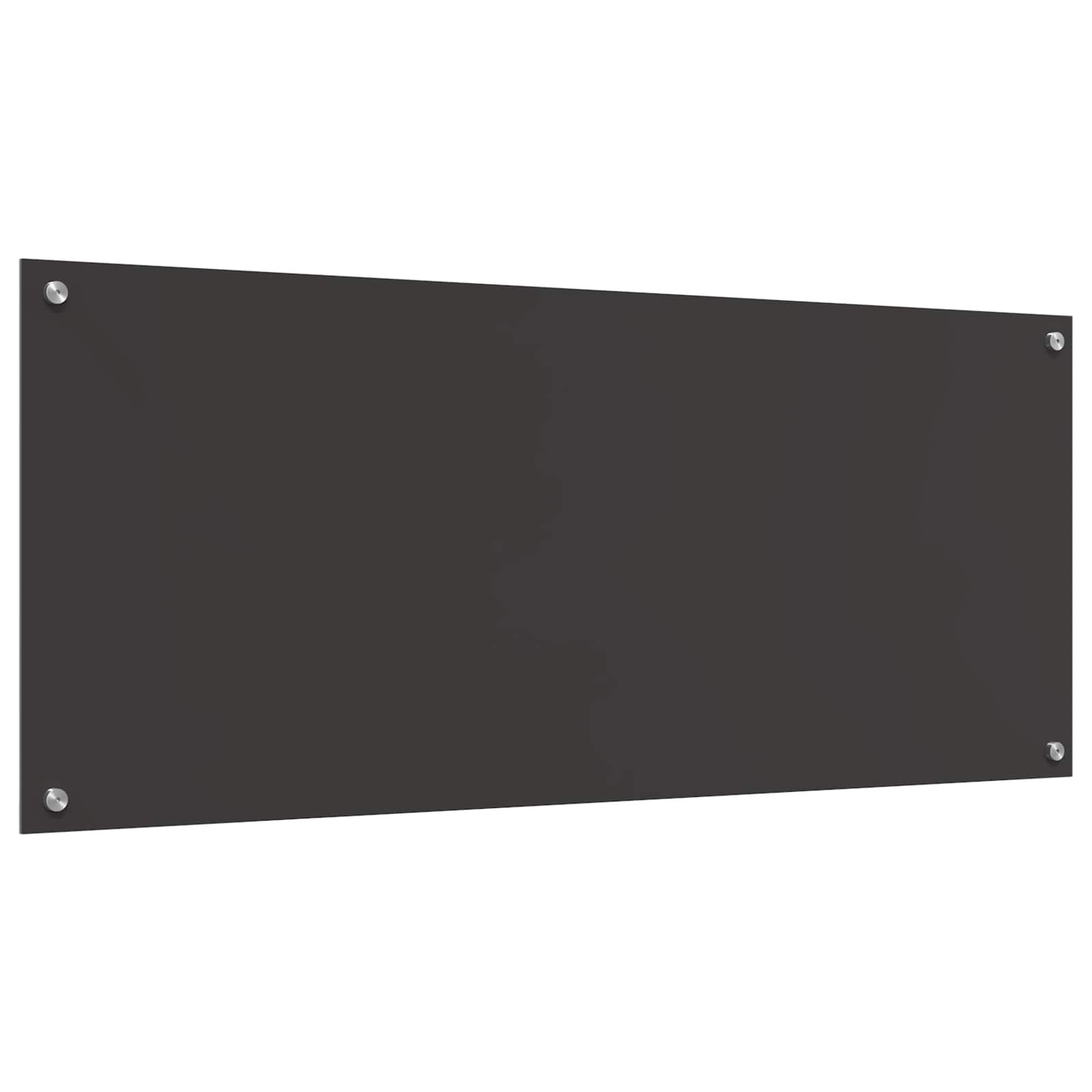 Virtuvės atbraila Tamsiai pilka 120 x 50 cm grūdintas stiklas