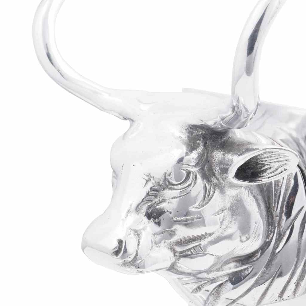 Grāmatu balsti 2 gab. Sudraba 17x15x27 cm Alumīnijs Bull