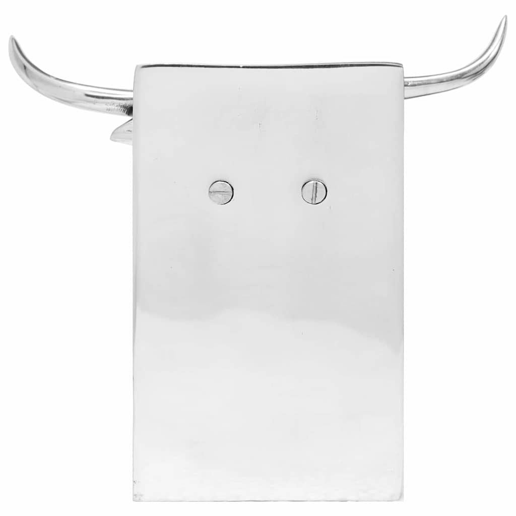 Grāmatu balsti 2 gab. Sudraba 17x15x27 cm Alumīnijs Bull