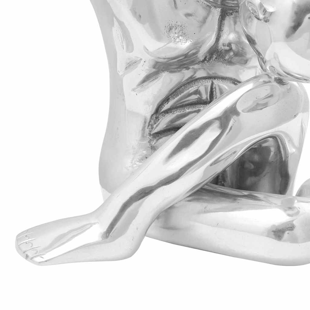 Skulptūra Sudrabs 63 x 20 x 22 cm Alumīnijs
