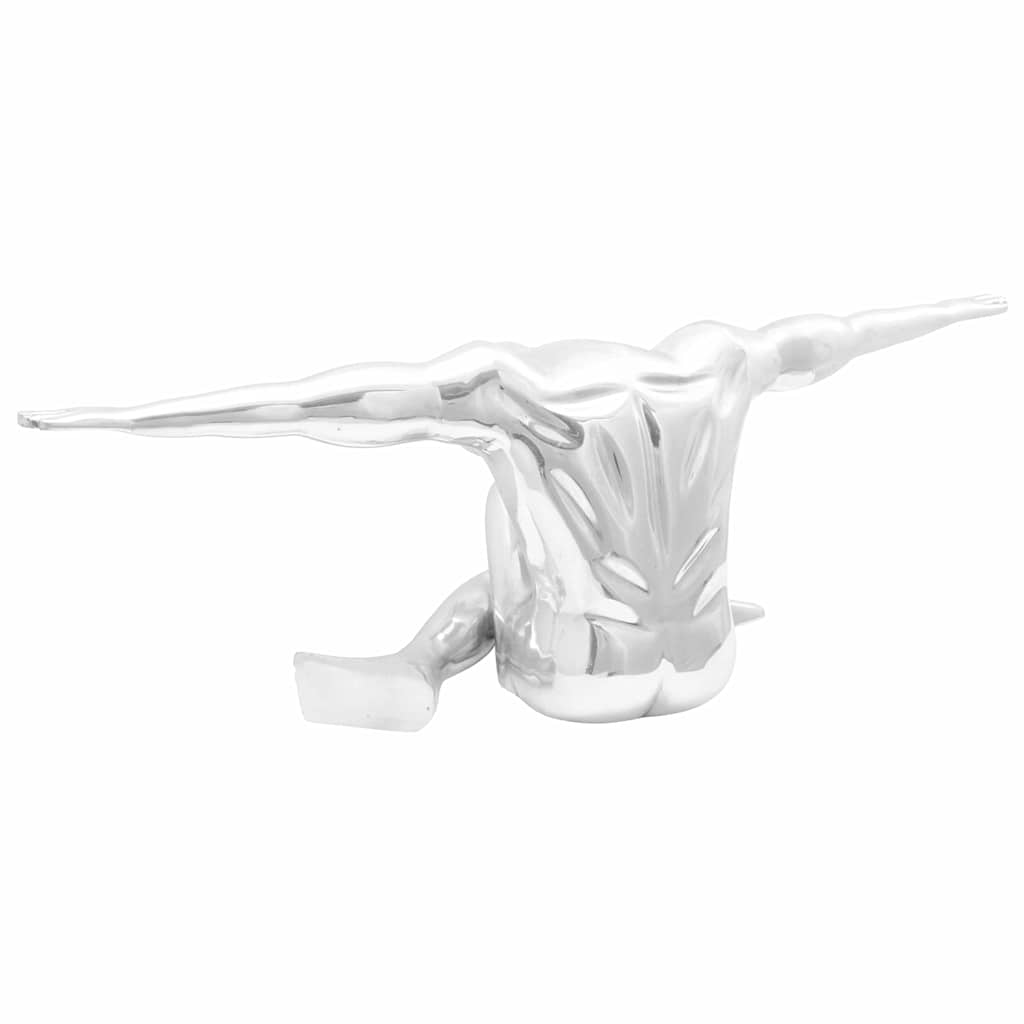 Skulptūra Sidabrinė 91.5x32x33 cm Aliuminio Mąstytojas