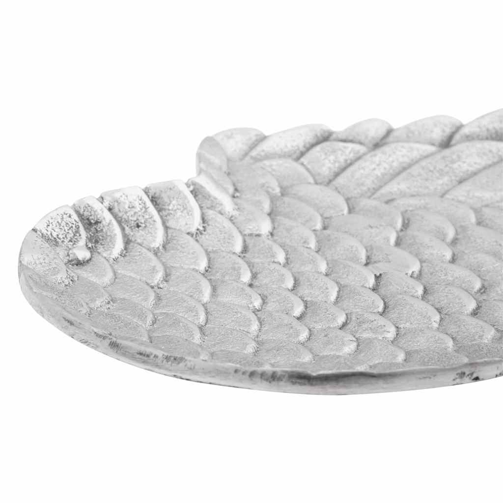 Augļu grozs 2 gab. Sudrabs 40 x 18 x 4 cm Alumīnijs