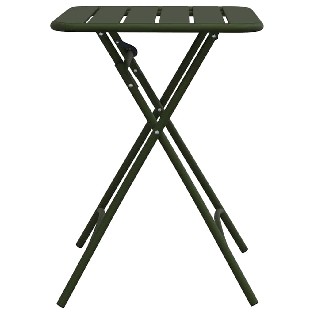 Bistro stalas Tamsiai žalia 55 x 55 x 72,5 cm