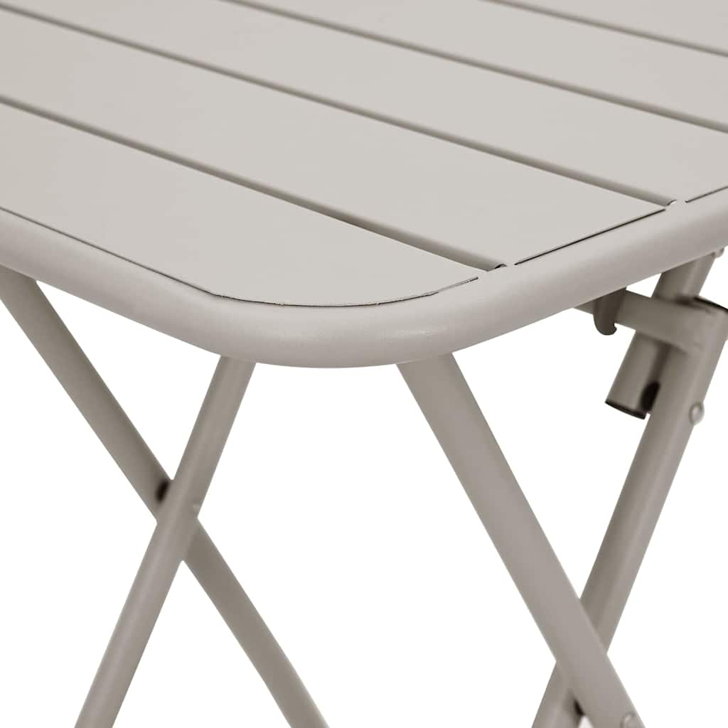 Sodo stalas Smėlio 55 x 55 x 73 cm Miltelinis plienas