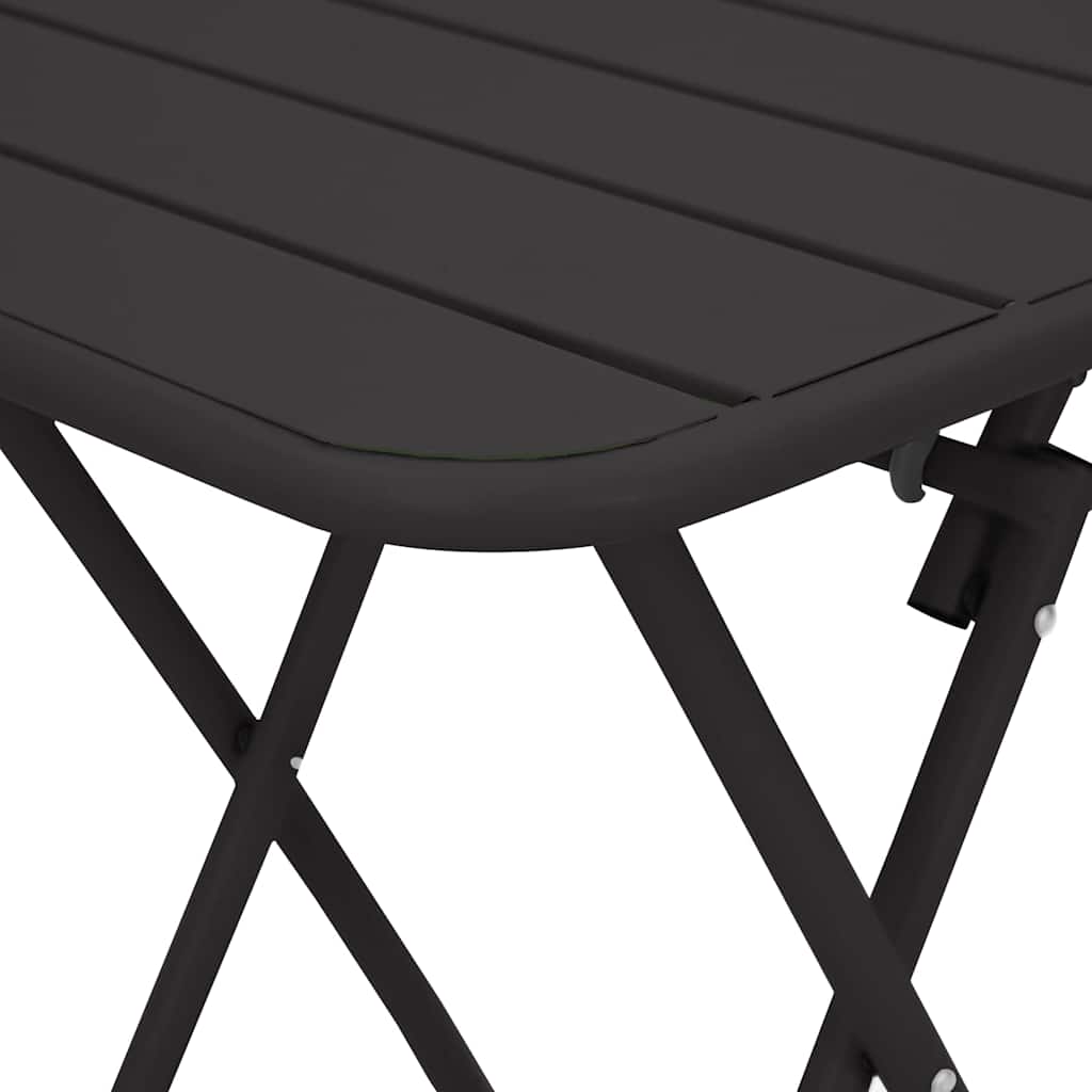Sodo stalas Antracitas 55 x 55 x 73 cm Miltelinis plienas