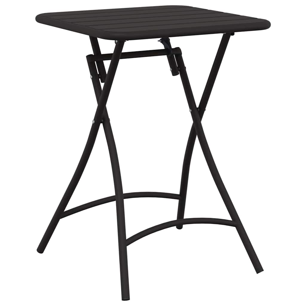Sodo stalas Antracitas 55 x 55 x 73 cm Miltelinis plienas