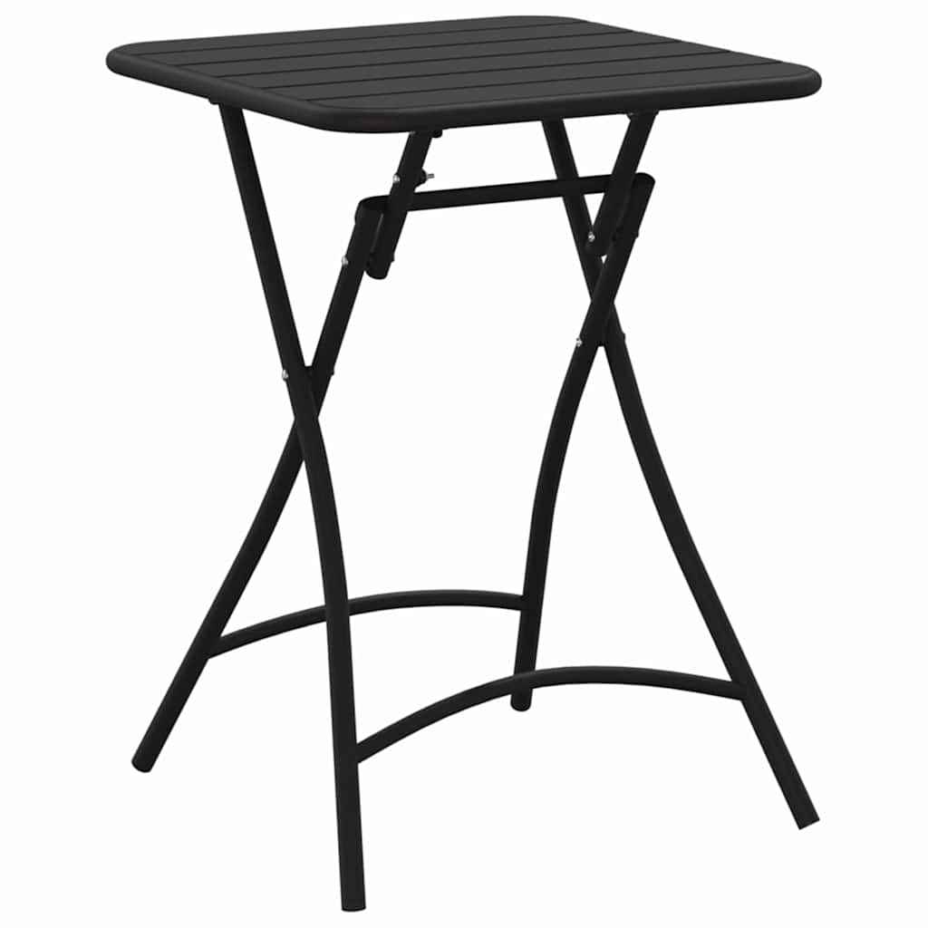 Sodo stalas Antracitas 55 x 55 x 73 cm Miltelinis plienas