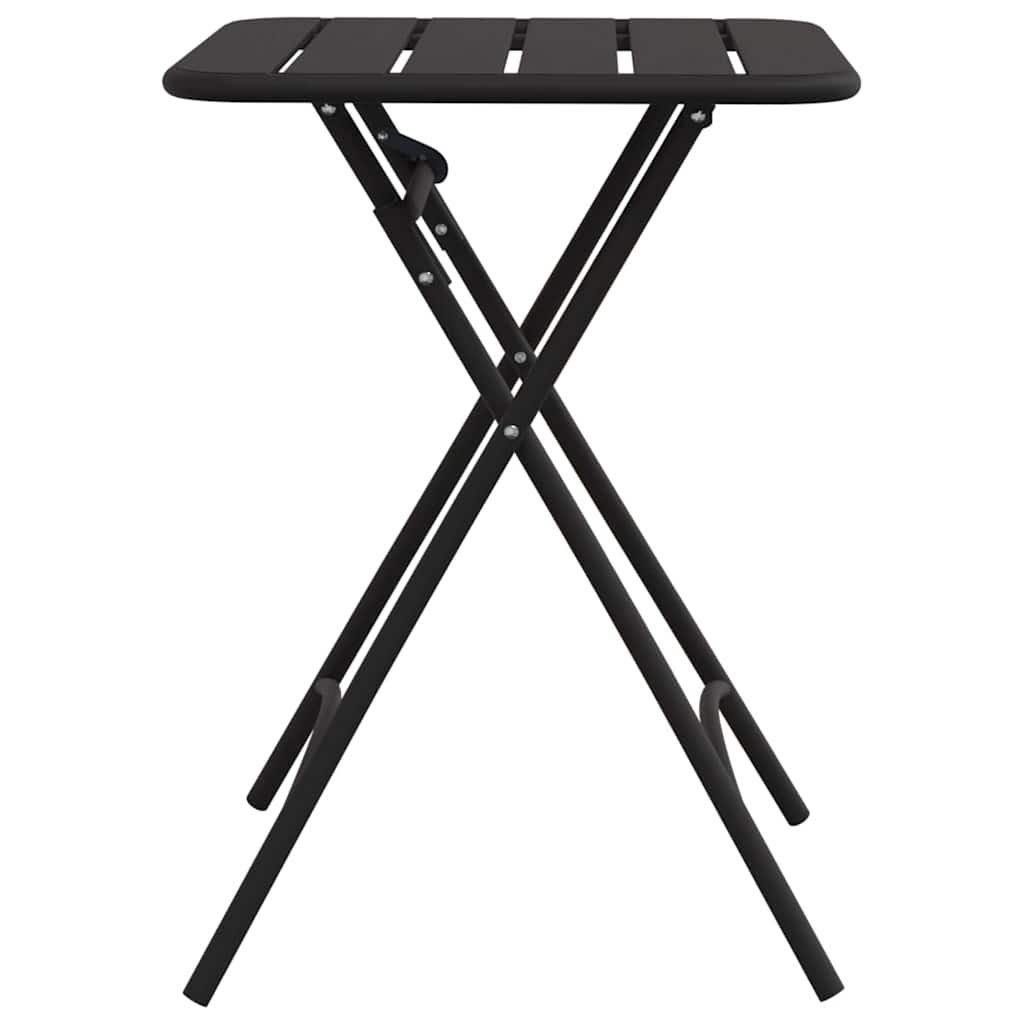 Sodo stalas Antracitas 55 x 55 x 73 cm Miltelinis plienas