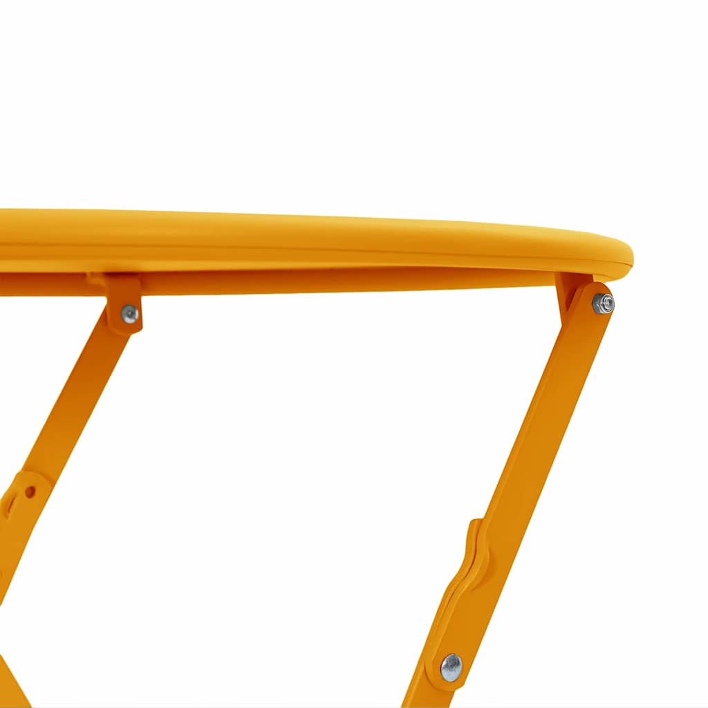 Bistro Table Mustard Ø50x71 cm Powder Coated Steel