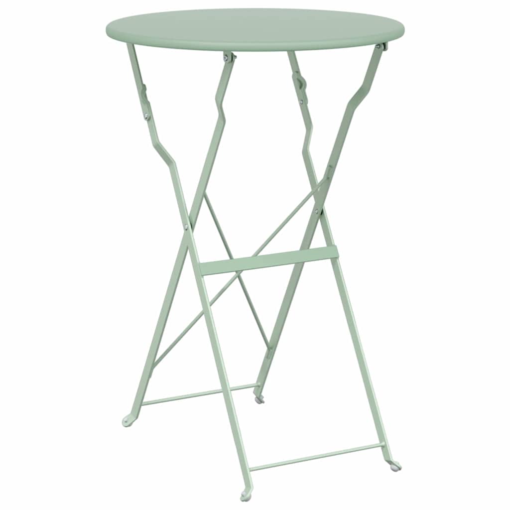 Bistro stalas Šviesiai mėtas Ø 50 x 71 cm Miltelinis plienas