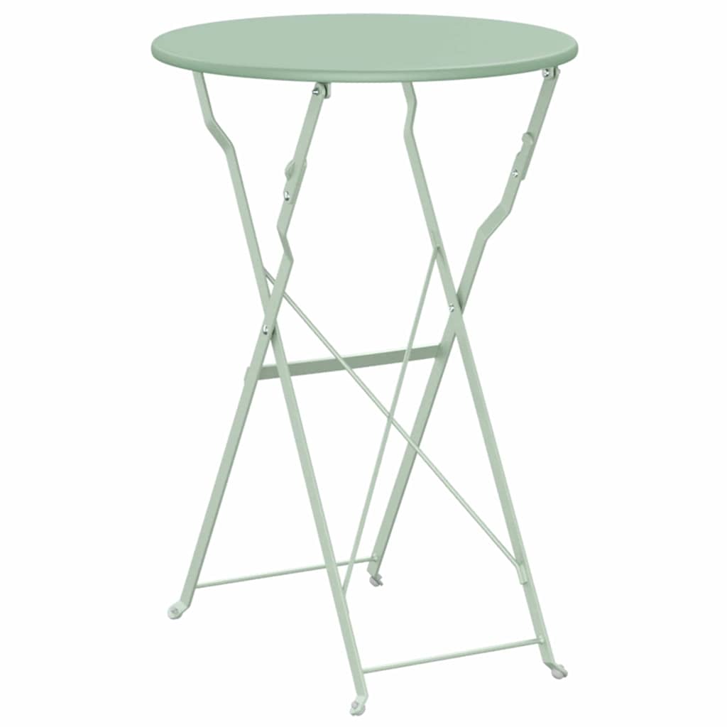 Bistro stalas Šviesiai mėtas Ø 50 x 71 cm Miltelinis plienas