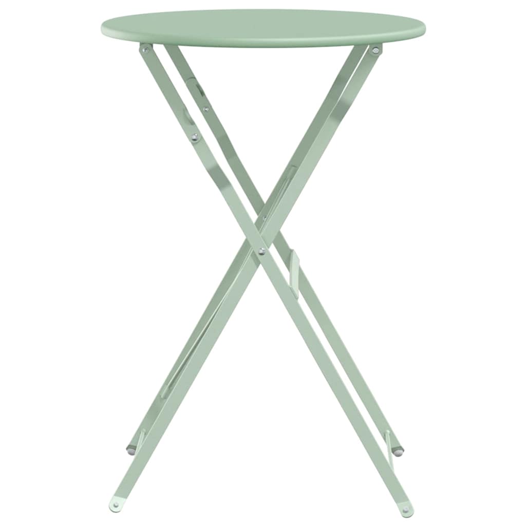 Bistro stalas Šviesiai mėtas Ø 50 x 71 cm Miltelinis plienas