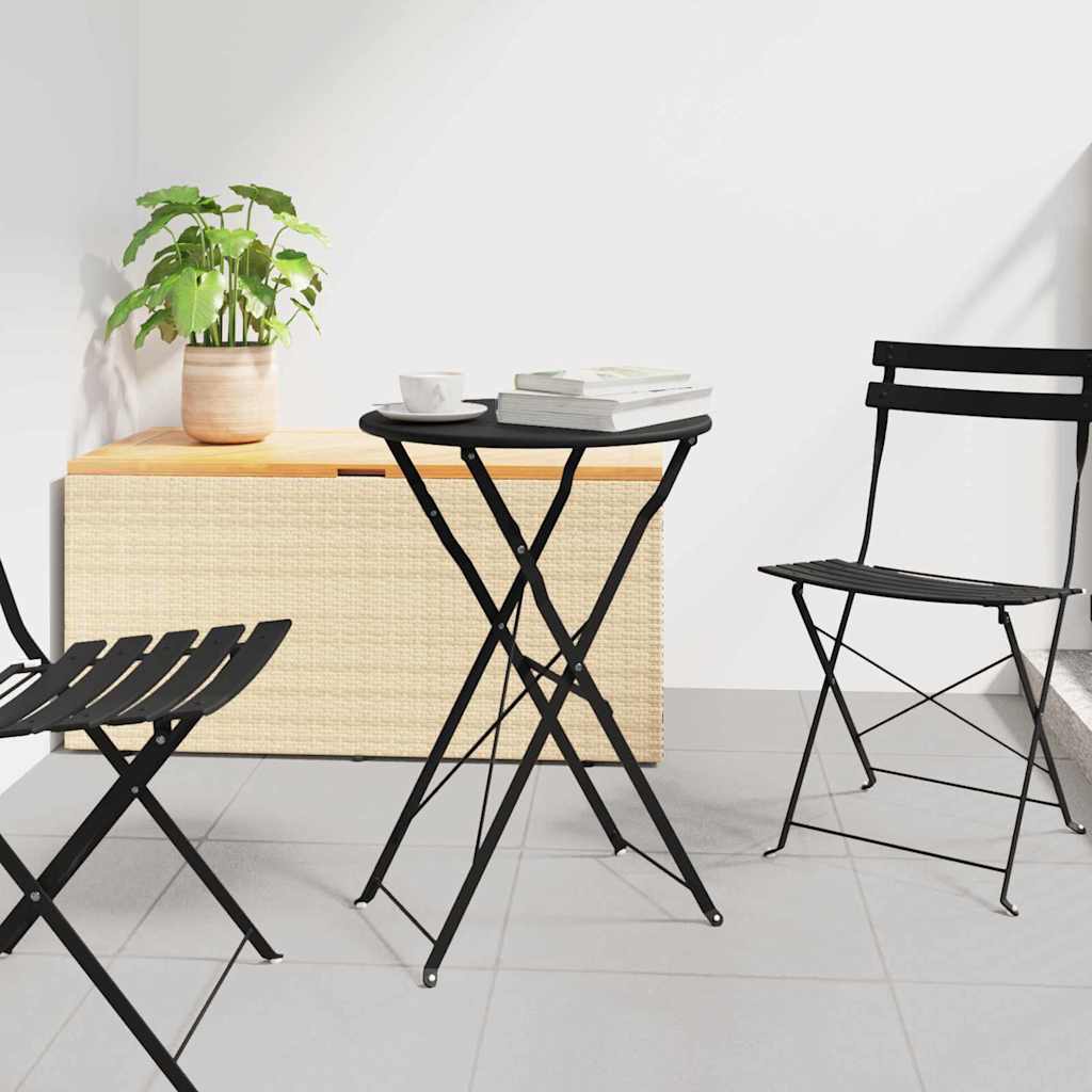Bistro stalas Antracitas Ø50x71 cm Miltelinis plienas