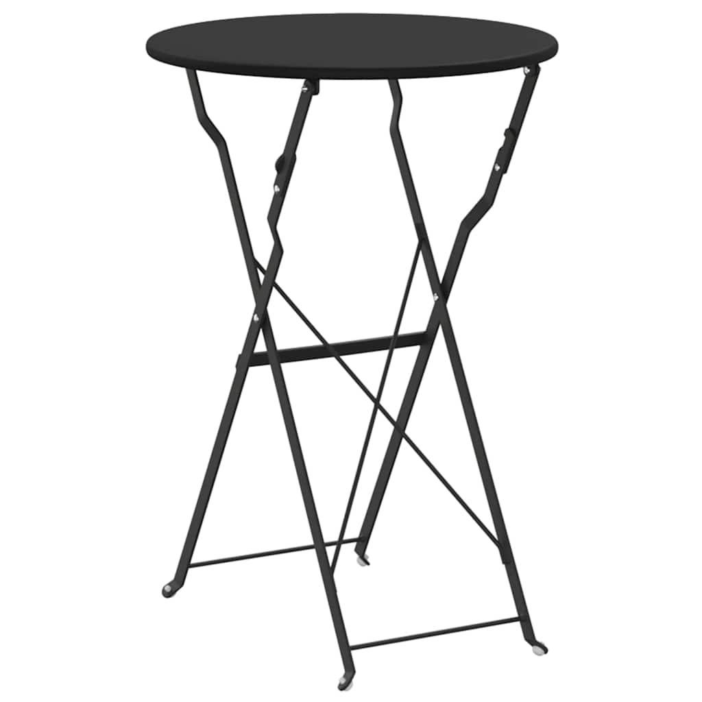 Bistro stalas Antracitas Ø50x71 cm Miltelinis plienas