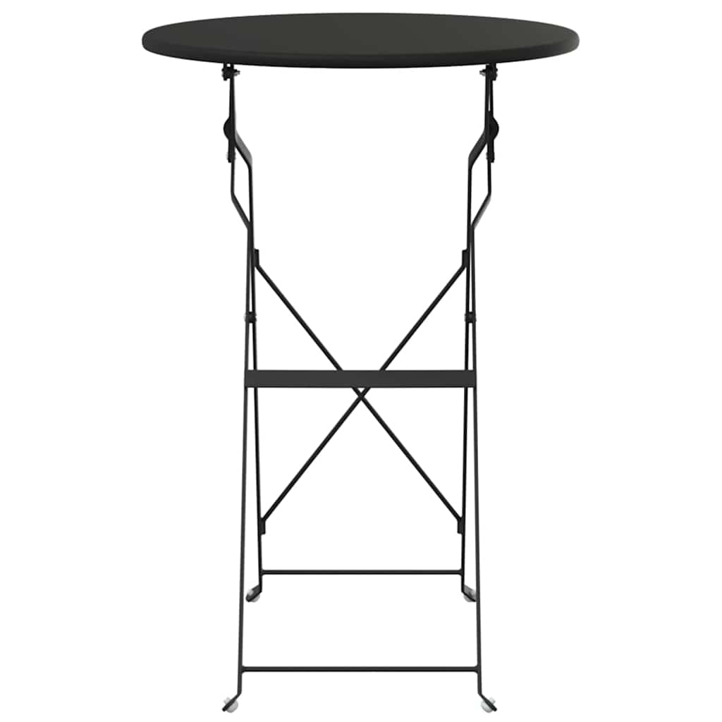 Bistro stalas Antracitas Ø50x71 cm Miltelinis plienas
