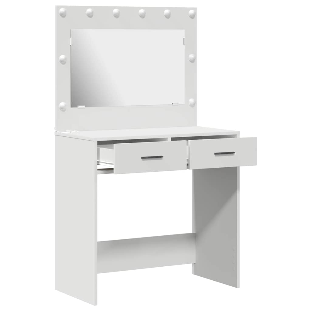 Kosmetinis staliukas Balta 78.5 x 41 x 135 cm Apdirbta mediena