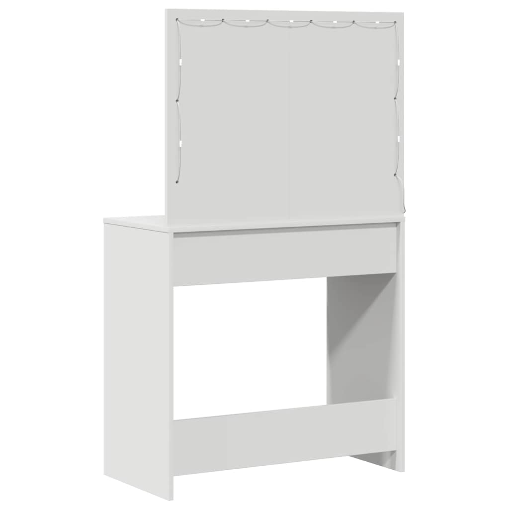 Kosmetinis staliukas Balta 78.5 x 41 x 135 cm Apdirbta mediena
