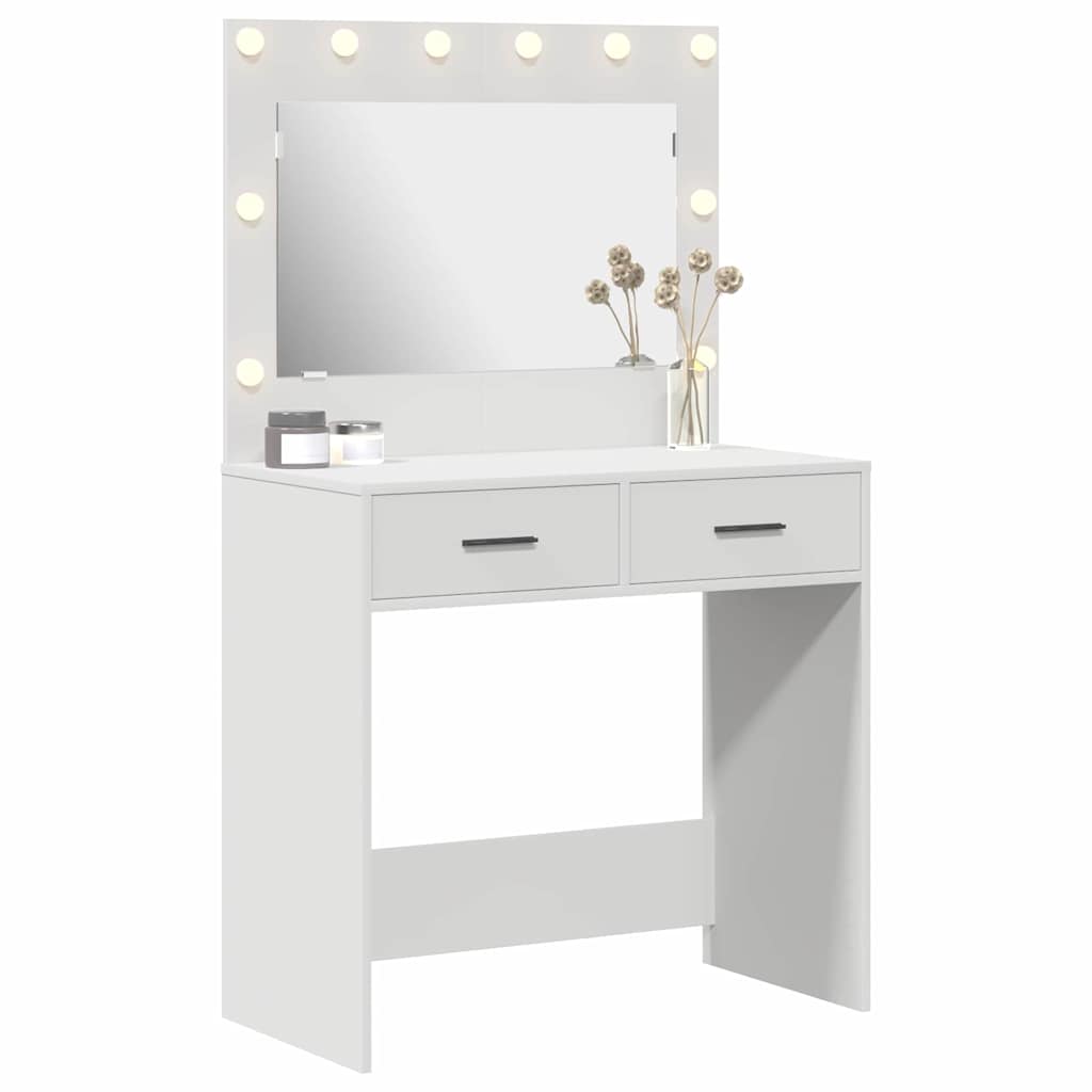 Kosmetinis staliukas Balta 78.5 x 41 x 135 cm Apdirbta mediena