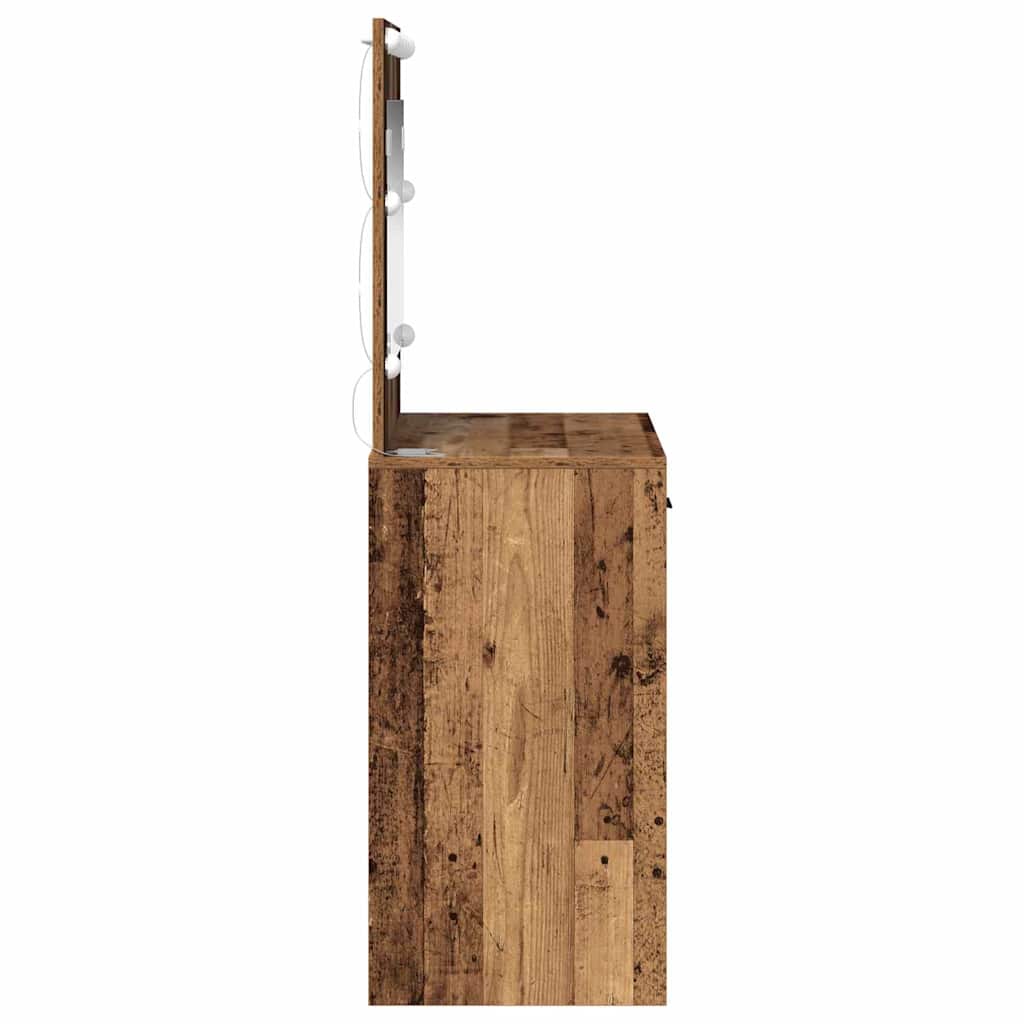 Dressing Table Antique Wood 78.5 x 41 x 135 cm