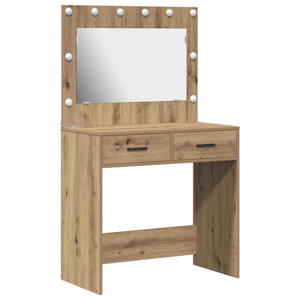 Kosmetinis staliukas artisano ąžuolo 78.5 x 41 x 135 cm